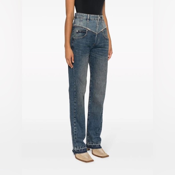 ISABEL MARANT Noemie straight-leg jeans - Picture 1 of 14